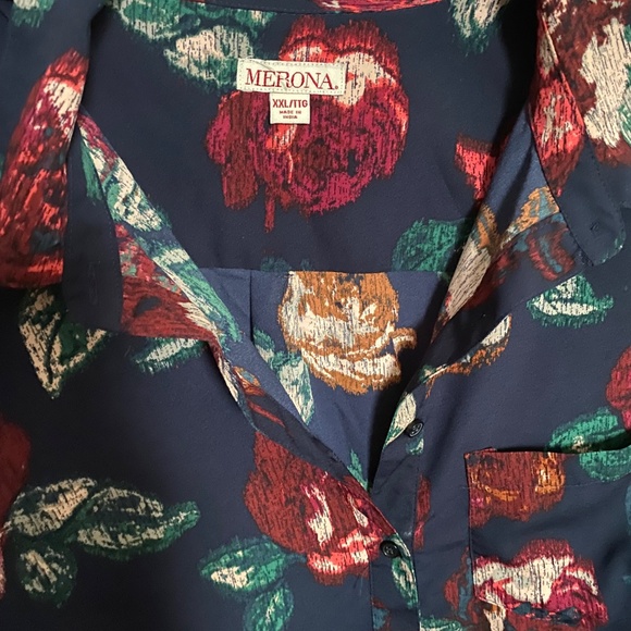 Merona XXL womens polyester blouse. - Picture 8 of 8